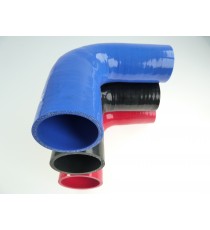 Silikon Reduzierbogen 90 Grad 45 auf 51 mm L 200 mm REDOX
