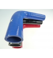 Silikon Reduzierbogen 90 Grad 30 auf 38 mm L 100 mm REDOX