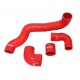 Kit 4 Silikon Turbo-Ladeluftkuehler Lancia Delta HF HPE 2.0 16V Turbo 1995-1998 FVMQ — REDOX