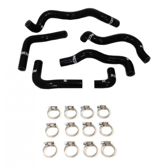 Kit 6 Silikon Oelschlaeuche LANCIA Delta HF Integrale 2.0 16V Turbo 200 PS 831 1989-1994 (FVMQ Innen) — REDOX