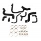 Kit 9 Silikon Kuehlschlaeuche LANCIA Delta HF Integrale 2.0 16V Turbo 200 PS 831 1989-1994 — REDOX