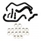 Kit 6 Silikon Oelschlaeuche PEUGEOT 405 MI16 1.9 16V XU9J4 160 PS 1987-1992 FVMQ Innen — REDOX