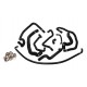 Kit 10 Silikon Kuehlschlaeuche PEUGEOT 405 MI16 1.9 16V XU9J4 160 PS 1987-1992 — REDOX