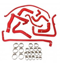 Kit 10 Silikon-Kühlschläuche PEUGEOT 205 GTI 1.6 / 1.9 mit Wärmetauscher 1984-1990