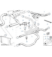 8 silikon kühlwasserschläuche Kit für BMW E36 325i M50B25 ausgestattet kühler mit integriertem Ausgleichsbehälter