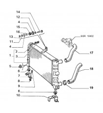 REDOX Silikon-Schlauchkit Kühlsystem für Lancia Delta 1.6 HF Turbo (1986-1993)