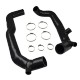 Kit 2 Silikon Turbo-Ansaug Ø51 mm BMW N54B30 135i 1M 335i FVMQ — REDOX