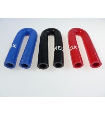 Silikon-180°-Bogen - Innendurchmesser 13 mm - Länge 100 mm