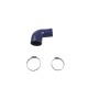 Silikon Reduzierbogen 108° Ø55-62 mm L168x80 mm FVMQ Innenschicht - RDX55-62C108L168x80H
