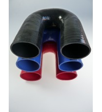 Silikon-180°-Bogen - Innendurchmesser 70 mm - Länge 125 mm