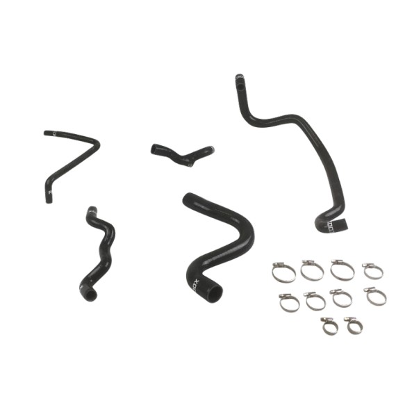 Kit 5 Silikon Kuehlschlaeuche RENAULT Clio I 1.2 RL/RN/RT C3J/E7F 55/60 PS 1991-1995 — REDOX