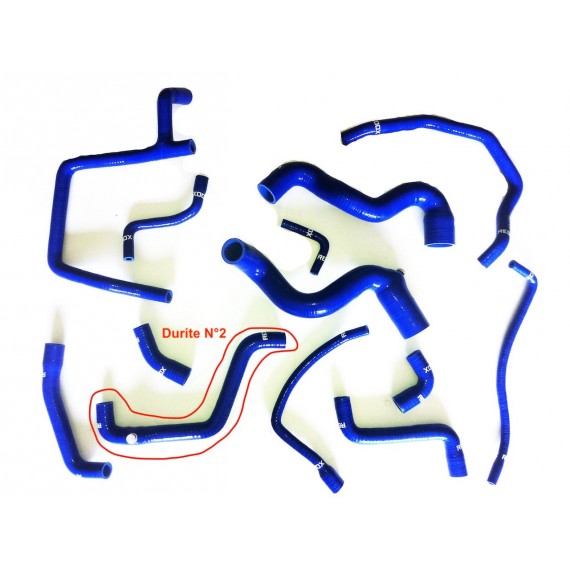 Kit 13 Wasserschläuche Silikon RENAULT R21 2.0 Turbo