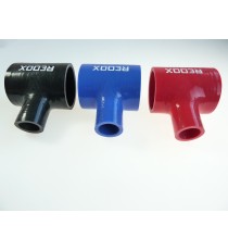 Silikon-T-Stück - Hauptdurchmesser 54 mm - Abzweig 25 mm - Länge 76 mm
