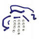 Kit 6 Silikon Oelschlaeuche PEUGEOT 405 MI16 1.9 16V XU9J4 160 PS 1987-1992 FVMQ Innen — REDOX