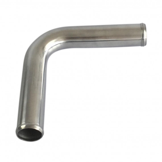 Schweißbarer Aluminium-Bogen 90° Außendurchmesser 42 mm Länge 140 mm