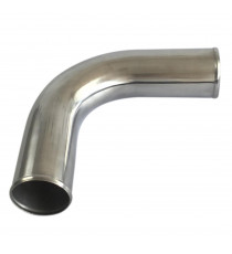 Schweißbarer Aluminium-Bogen 90° Außendurchmesser 90 mm Länge 140 mm