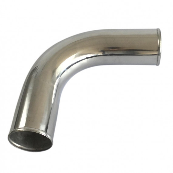 Schweißbarer Aluminium-Bogen 90° Außendurchmesser 102 mm Länge 140 mm