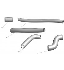 51mm - Muff Recht 76mm - REDOX