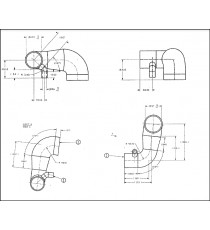 Silikon-Turboansaugschlauch NEW HOLLAND TC56 (OEM 84057907) - VMQ+FVMQ innen