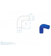 Kit  2 Kühlerschläuche Wasser Silikon SUBARU Impreza WRX STI GC8 EJ20 1992-2000 Version 1-6
