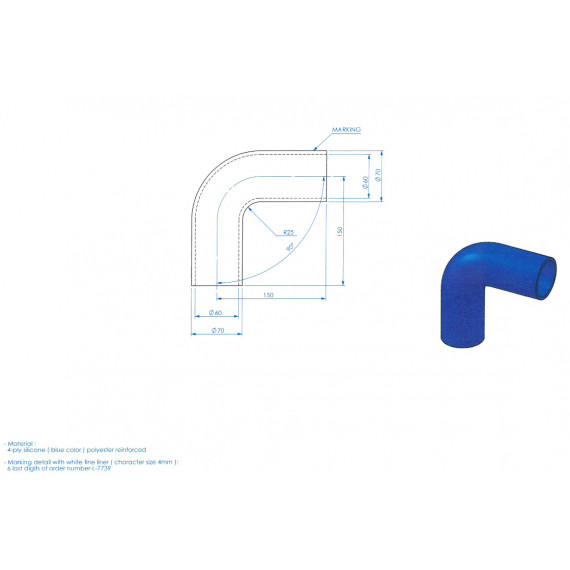 Kit  2 Kühlerschläuche Wasser Silikon SUBARU Impreza WRX STI GC8 EJ20 1992-2000 Version 1-6