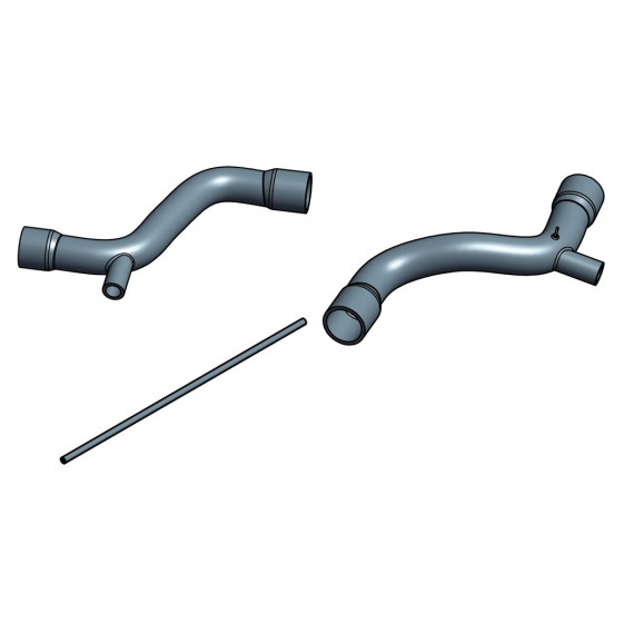 3 silikon Turbobenzin Luftaufladungschläuche Kit für MASERATI 3200 GT Phase 2 (2001–2002)