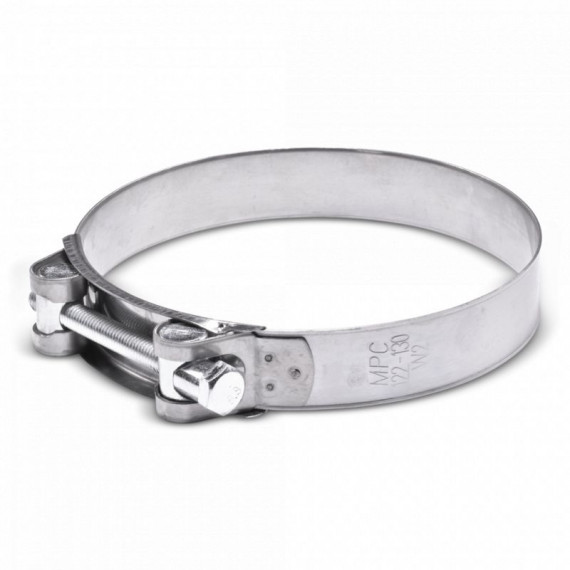 Schlauchschelle Edelstahl W4 Kragen für Silikonschlauch 76mm