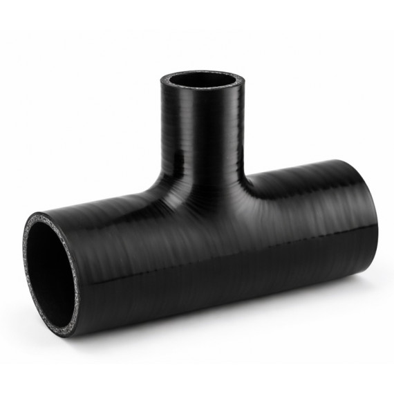 Silikon T-Stück 22mm-18mm 160x60mm - 3-lagig Verstärkt REDOX