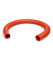 Gewellter Silikonschlauch Ø80mm x 2m RAL2001 Wasserkühlung