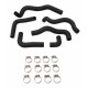 Kit 6 Silikon Oelschlaeuche LANCIA Delta HF Integrale 2.0 16V Turbo 200 PS 831 1989-1994 (FVMQ Innen) — REDOX