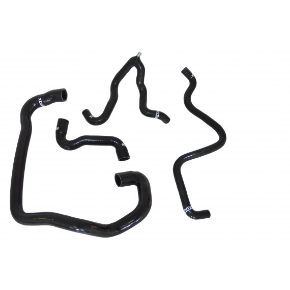 Kit 4 Silikon Kuehlschlaeuche Peugeot 106 S16 Phase 2 ohne Modine TU5J4 120 PS 1998-2003 — REDOX