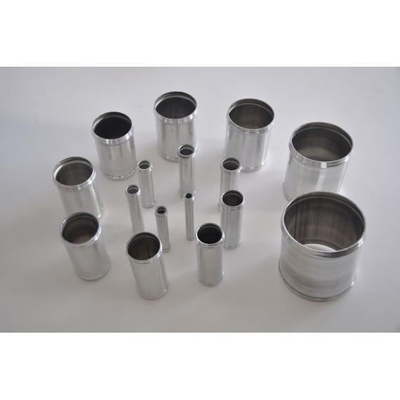 Schweißbarer Aluminium-Verbinder Außendurchmesser 42 mm Länge 100 mm