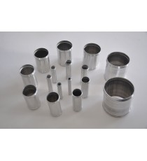 Schweißbarer Aluminium-Verbinder Außendurchmesser 80 mm Länge 100 mm