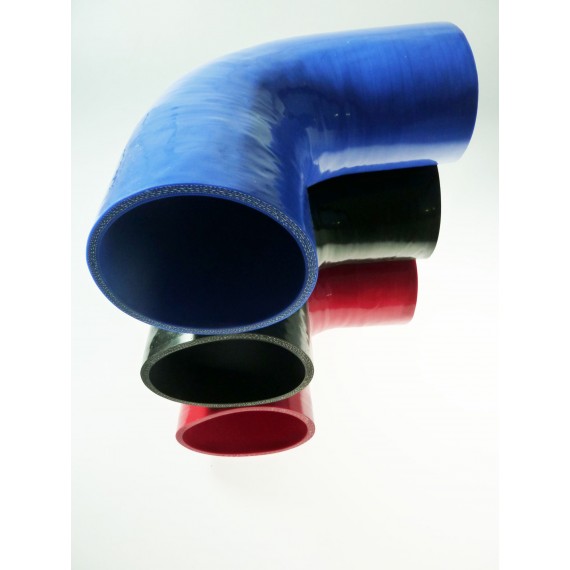 Silikon-90°-Bogen - Innendurchmesser 152 mm - Länge 150 mm