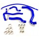 Kit 5 Silikon Kuehlschlaeuche Peugeot 206 S16 2.0 16V 136 PS EW10J4 ohne Modine OPR 09492+ — REDOX
